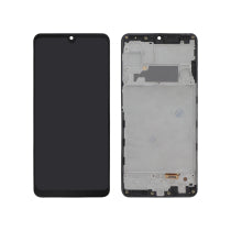 Ecran Complet Noir OLED Galaxy A22 4G (A225F) (Avec châssis)
