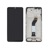 Ecran Complet Noir Poco M6 5G/Redmi 13C (Avec Châssis) (ReLife)