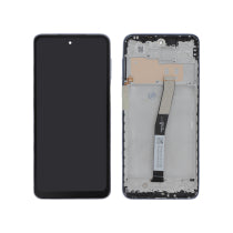 Ecran Complet Noir Redmi Note 9 Pro (Avec Châssis)