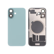 Vitre Arrière Complète Sarcelle iPhone 16 (Avec MagSafe) (Sans Logo)