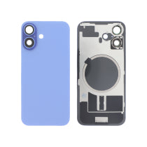 Vitre Arrière Complète Outremer iPhone 16 (Avec MagSafe) (Sans Logo)