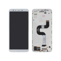 Ecran Complet Blanc Xiaomi Mi A2 (avec châssis)