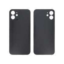 Vitre Arrière Graphite iPhone 12 (Large Hole) (Sans Logo)