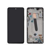 Ecran Complet Noir Poco F3 (Avec châssis) (ReLife)