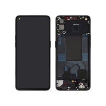 Ecran Complet Noir OLED Oppo Reno 6 5G (Avec châssis)