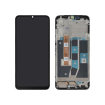 Ecran Complet Noir Oppo A16 ( Avec châssis)