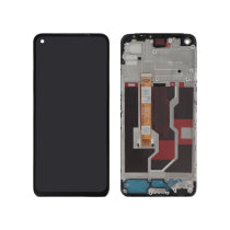 Ecran Complet Noir Oppo A96 (Avec châssis) (ReLife)