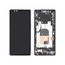 Ecran Complet Noir Xperia 1 (avec châssis) (ReLife)