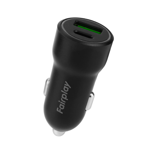 FAIRPLAY Chargeur Voiture 20W 2USB (A+C)
