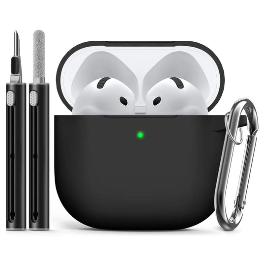Étui Silicone AirPods 4 avec Kit de Nettoyage