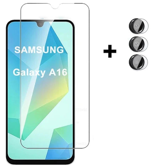 Verre Trempé pour Galaxy A16/06 - Protection Écran et Objectif Photo