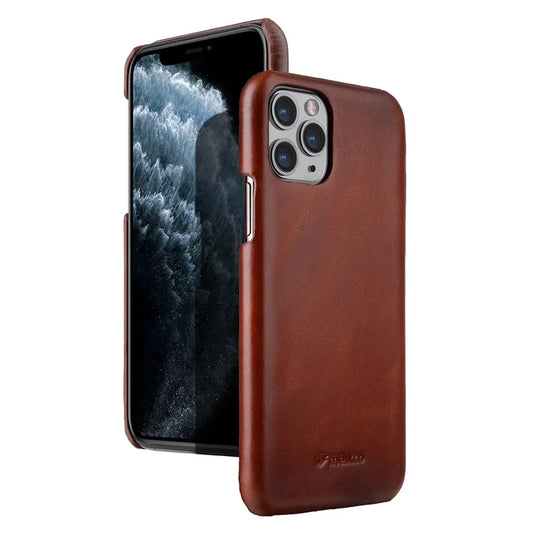 Coque en Cuir Mélkco iPhone